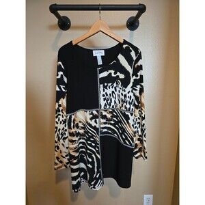 Joseph Ribkoff animal print tunic size 14